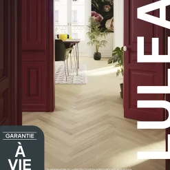 Parquet massif à coller Lulea bâtons rompus en chêne huilé naturel