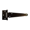 Penture noire en acier avec charnière L.40 cm Afbat