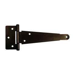 Penture noire en acier avec charnière L.40 cm Afbat