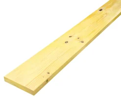 Planche bois traitée 150 x 27 mm L.4 m