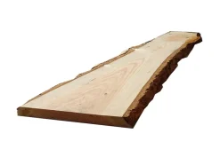 Planche de sapin/douglas 200x40/48 ép.30 mm avec écorce