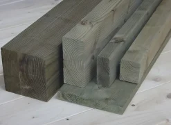 Planche traitée classe 3 195 x 27 mm L.4 m