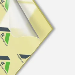 Plaque de PVC Alimentaire 3mm Jaune 2000x1000mm