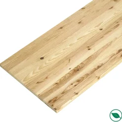 Plateau pin massif lamellé collé abouté rustique 1200 x 800 x 18 mm