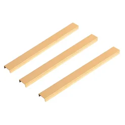 Plinthe décorative pour panneau acoustique Lot de 3 - Or 30 cm