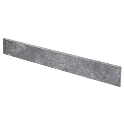 Plinthe en carrelage effet pierre anthracite L.61,5 x l.7,5 cm x ép.9 mm, Shaded