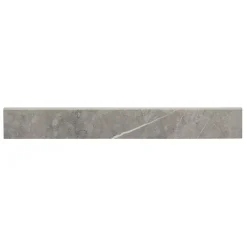 Plinthe en carrelage effet marbre gris mat L.60 x l.8 cm x ép.10 mm, Ultimate Marble
