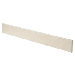 Plinthe en carrelage effet pierre beige taupe L.61,5 x l.7,5 cm x ép.9 mm, Soft Lime Stone