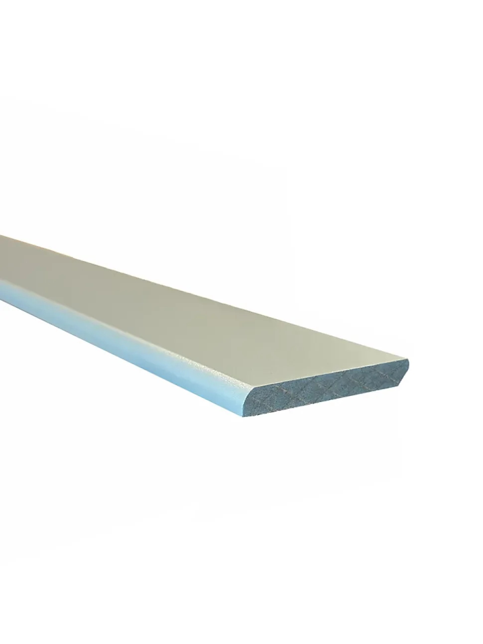 Plinthe en MDF arrondie Ninna couleur vert olive 10X70mm L.2,44m