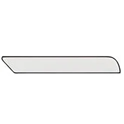 Plinthe en MDF arrondie Ninna couleur vert olive 10X70mm L.2,44m