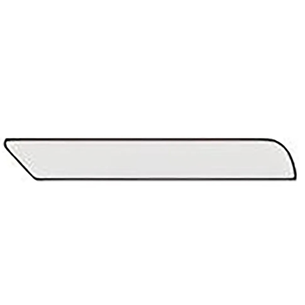 Plinthe en MDF arrondie Ninna couleur vert olive 10X70mm L.2,44m