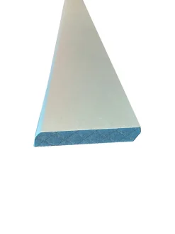 Plinthe en MDF arrondie Ninna couleur vert olive 10X70mm L.2,44m