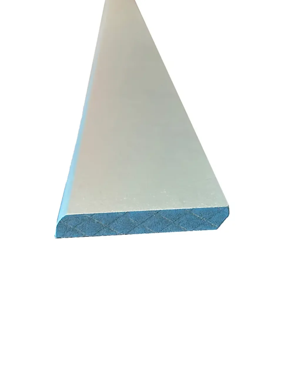 Plinthe en MDF arrondie Ninna couleur vert olive 10X70mm L.2,44m