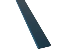 Plinthe en MDF arrondie Ninna couleur bleue 10X70mm L.2,44m