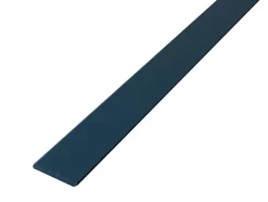 Plinthe en MDF arrondie Ninna couleur bleue 10X70mm L.2,44m