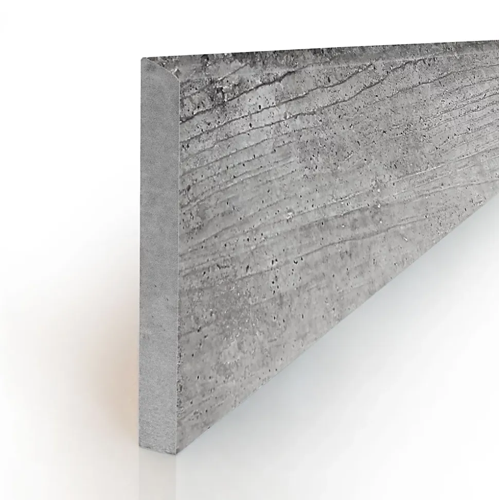 Plinthe industrie gris 7,3 x 60 cm vendue par 2