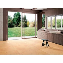 Plinthes pour Carrelage grès cérame effet terrazzo Wind - Miel - Plinthe 50x7.5cm boîte de 0.51 ml - Miel