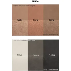 Plinthes pour Carrelage grès cérame effet argile TERRA - Fumo - Plinthe 120x10cm boîte de ml - Fumo
