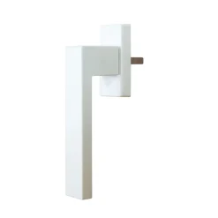 Poignée alu carré blanc pour fenêtre et porte fenêtre alu blanc
