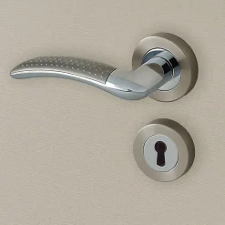 Poignée de porte d'intérieur à cylindre Ancône