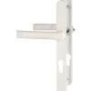 Poignée de porte fenêtre - Tokyo - Hoppe Et Cie - Blanc pur - Clé I - 195 mm - Épaisseur de porte : 68 à 72 mm