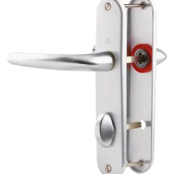 Poignée de porte intérieure - San diego - Hoppe Et Cie - Gris argent - Condamnation - 165 mm