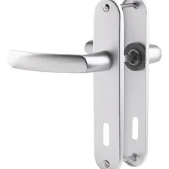 Poignée de porte intérieure - Budget - Vachette - Gris argent - Clé L - 165 mm