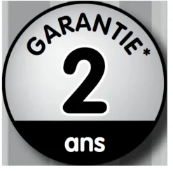 Porte de garage basculante blanc - l.237,5 x h.200 cm - manuelle (pré-montée)