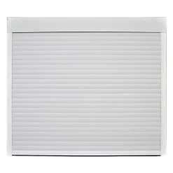 Porte de garage enroulable alu blanche RAL 9003 240 x h.200 cm