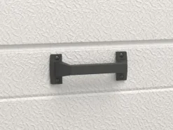 Porte de garage sectionnelle à cassette blanc motorisée L254 x H218 cm - CAOPAS