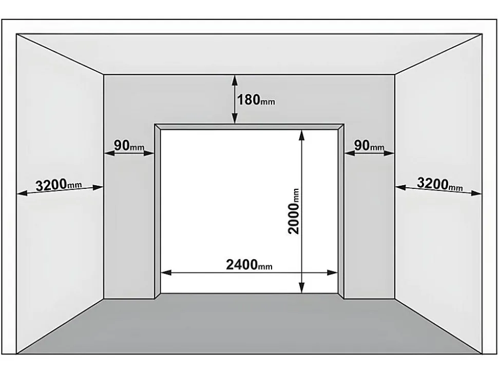 Porte de garage sectionnelle à cassette blanc avec fenêtres motorisée L254 x H218 cm - CAOPAS