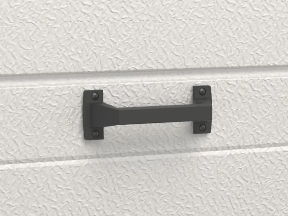 Porte de garage sectionnelle à cassette anthracite motorisée L254 x H218 cm - CAOPAS