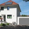 Porte de garage sectionnelle acier Hormann gris aluminium RAL 9007 - l.237,5 x h.212,5 cm - motorisée