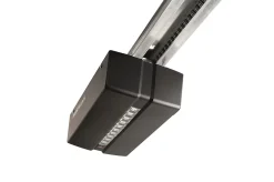 Porte de garage sectionnelle acier Hormann Planar gris aluminium RAL 9007 Matt Deluxe - l.237,5 x h.212,5 cm - motorisée