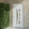 Porte d'entrée alu blanc Rylie H.215 x l.90 cm poussant droit