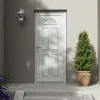 Porte d'entrée FORTIA pvc blanc RAL 9003 Lorne 97 x h.219 cm poussant droit