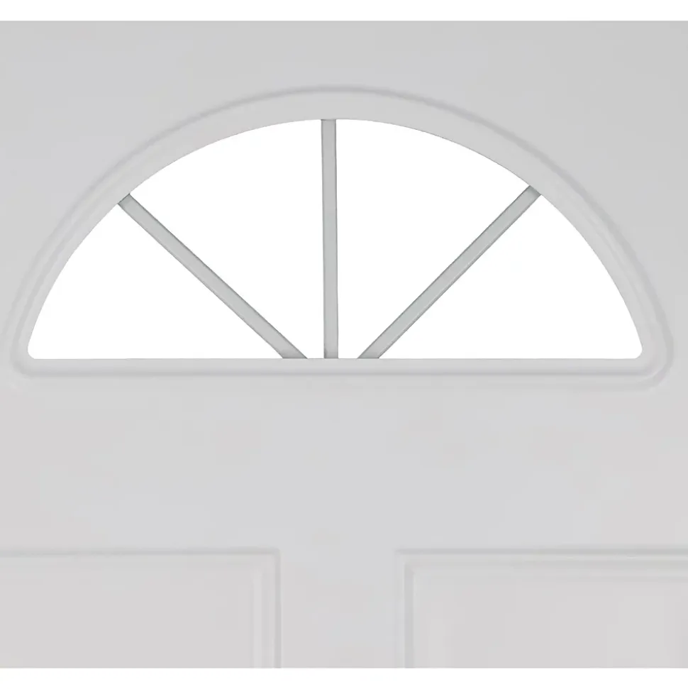 Porte d'entrée FORTIA pvc blanc RAL 9003 Lorne 97 x h.219 cm poussant droit