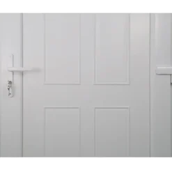 Porte d'entrée FORTIA pvc blanc RAL 9003 Lorne 97 x h.219 cm poussant gauche