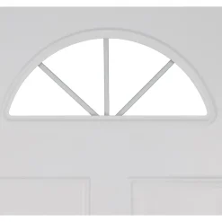 Porte d'entrée FORTIA pvc blanc RAL 9003 Lorne 97 x h.219 cm poussant gauche