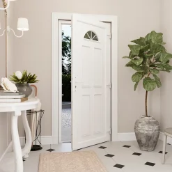 Porte d'entrée FORTIA pvc blanc RAL 9003 Lorne 97 x h.219 cm poussant gauche