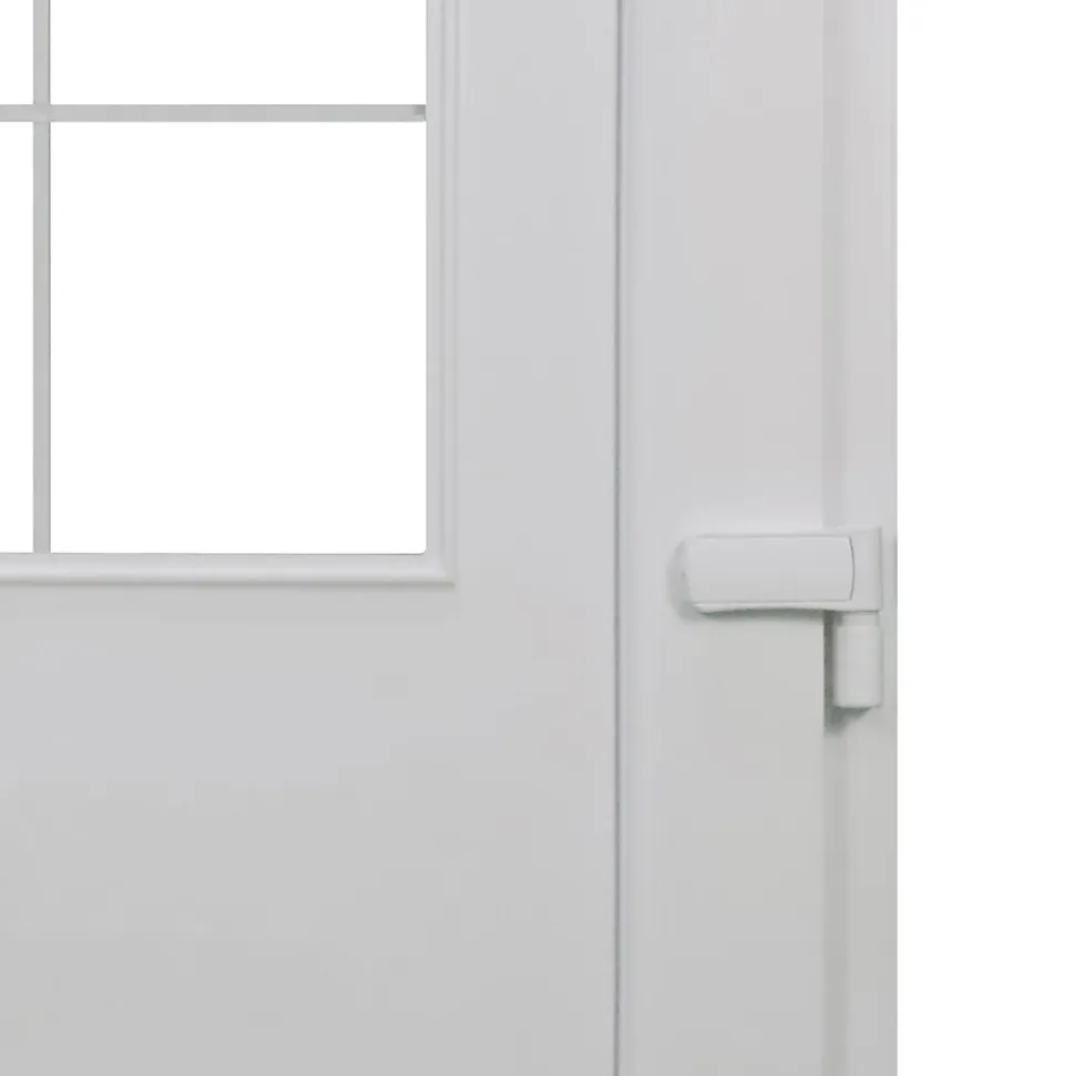 Porte d'entrée FORTIA pvc blanc RAL 9003 Mindil 97 x h.219 cm poussant gauche