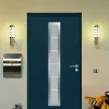 Porte d'entrée Hörmann acier galvanisé l.90 x h.215 cm poussant gauche THP700B gris anthracite ral 7016