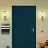 Porte d'entrée Hörmann acier galvanisé l.90 x h.215 cm poussant gauche THP015 gris anthracite ral 7016