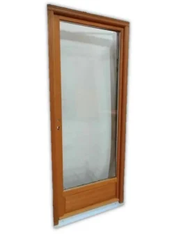 Porte Fenetre Bois 1 Vantail H215 X L80 Côte Tableau Tirant Gauche Gd Menuiseries