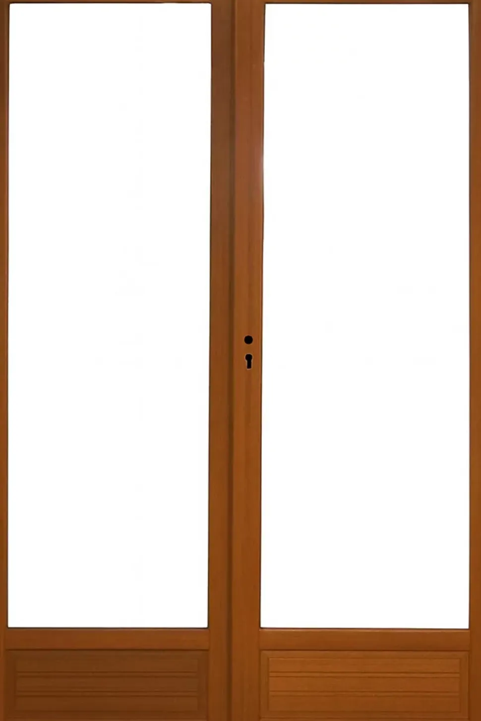 Porte Fenetre Bois 2 Vantaux H225 X L100 Côte Tableau Gd Menuiseries