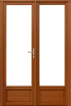 Porte Fenetre Bois 2 Vantaux H225 X L100 Côte Tableau Gd Menuiseries