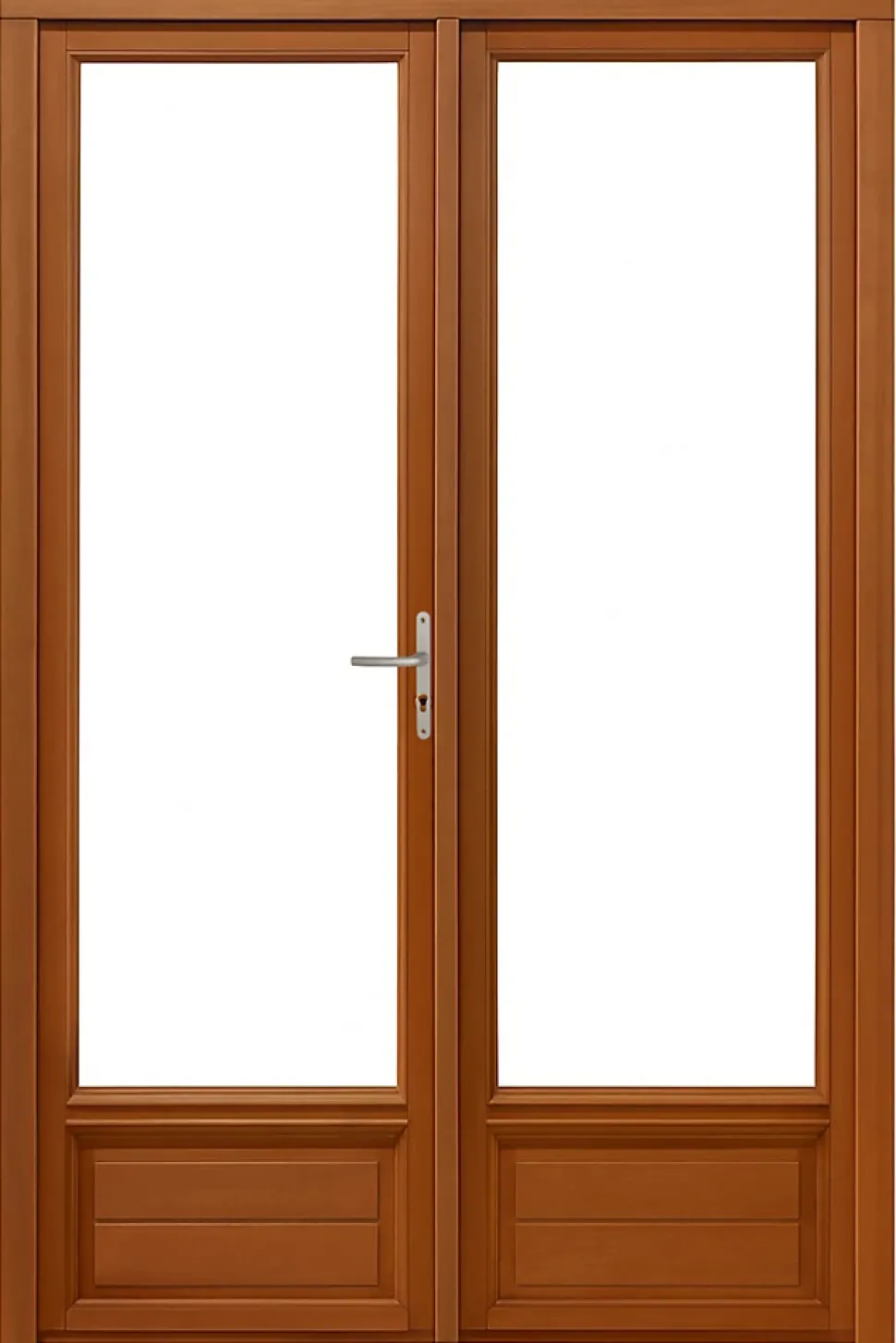 Porte Fenetre Bois 2 Vantaux H225 X L100 Côte Tableau Gd Menuiseries