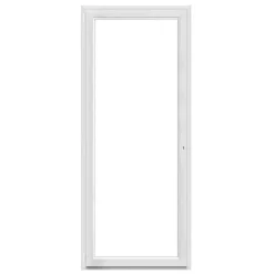 Porte fenêtre PVC 1 vantail tirant GoodHome blanc - l.80 x h.215 cm, tirant gauche