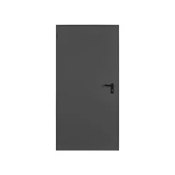 Porte Métallique Industrielle De Service Isolée Réversible L900 H2150 RAL7016 En Applique