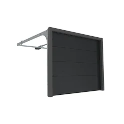 Porte Sectionnelle Manuelle StandardLine Linteau 100mm Lisse Gris Ral 7016 L2250xH2375 4M